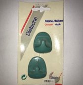 Universele\u0020handdoekhaken\u0020zelfklevend\u0020\u0028setje\u0020van\u00202\u0029\u0020groen