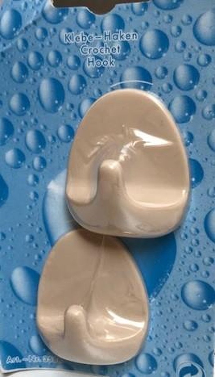 Universele\u0020handdoekhaken\u0020zelfklevend\u0020\u0028setje\u0020van\u00202\u0029\u0020beige