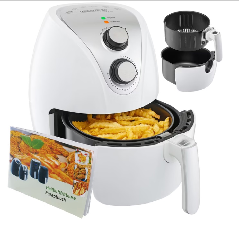 Heteluchtfriteuse\u00209\u002Din\u002D1\u0020Wit\u0020incl\u0020receptenboekje\u00201500W Heteluchtfriteuse\u00209\u002Din\u002D1\u0020Wit\u0020incl\u0020receptenboekje\u00201500W