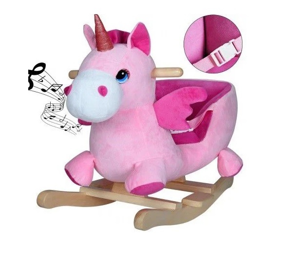 Schommeldier\u0020Eenhoorn\u0020met\u0020veiligheidgordel\u0020en\u0020geluid