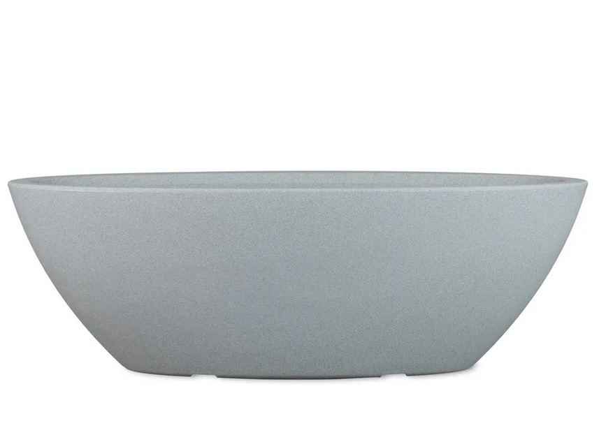 Cti\u0020Ovale\u0020Plantenbak\u0020Jardiniere\u0020LUGANO\u0020Betonlook\u0020grijs\u002060cm