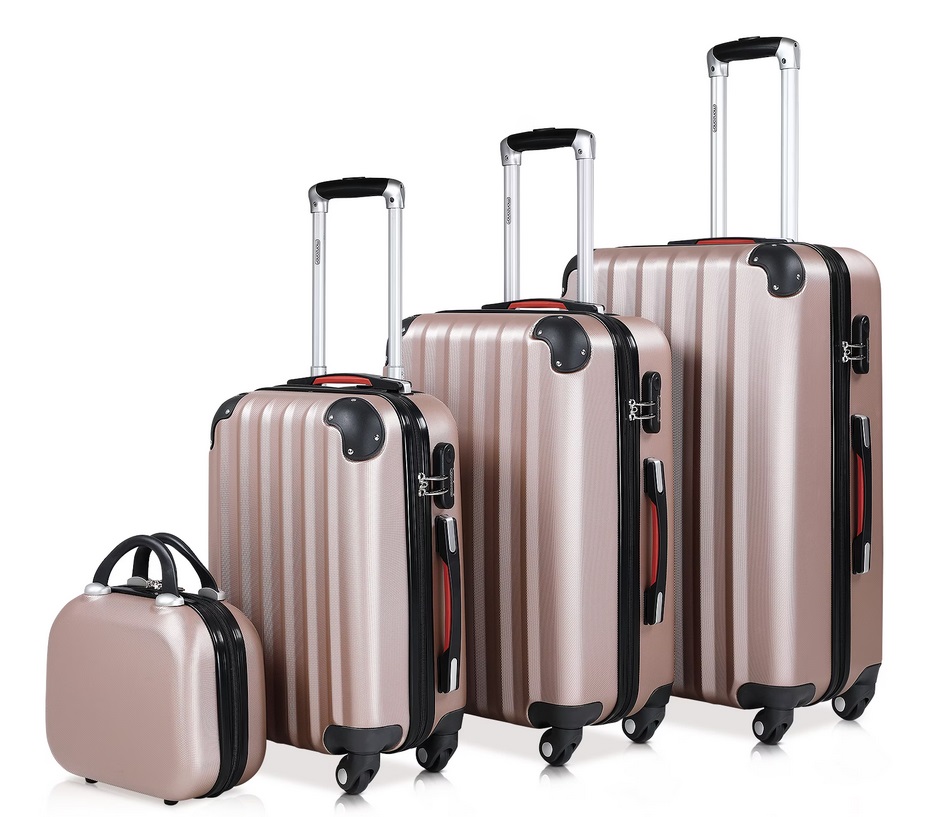 Reiskoffers\u0020Roze\u00204\u002Ddelig\u0020ABS\u0020met\u0020gratis\u0020accessoires\u0020 Reiskoffers\u0020Roze\u00204\u002Ddelig\u0020ABS\u0020met\u0020gratis\u0020accessoires\u0020