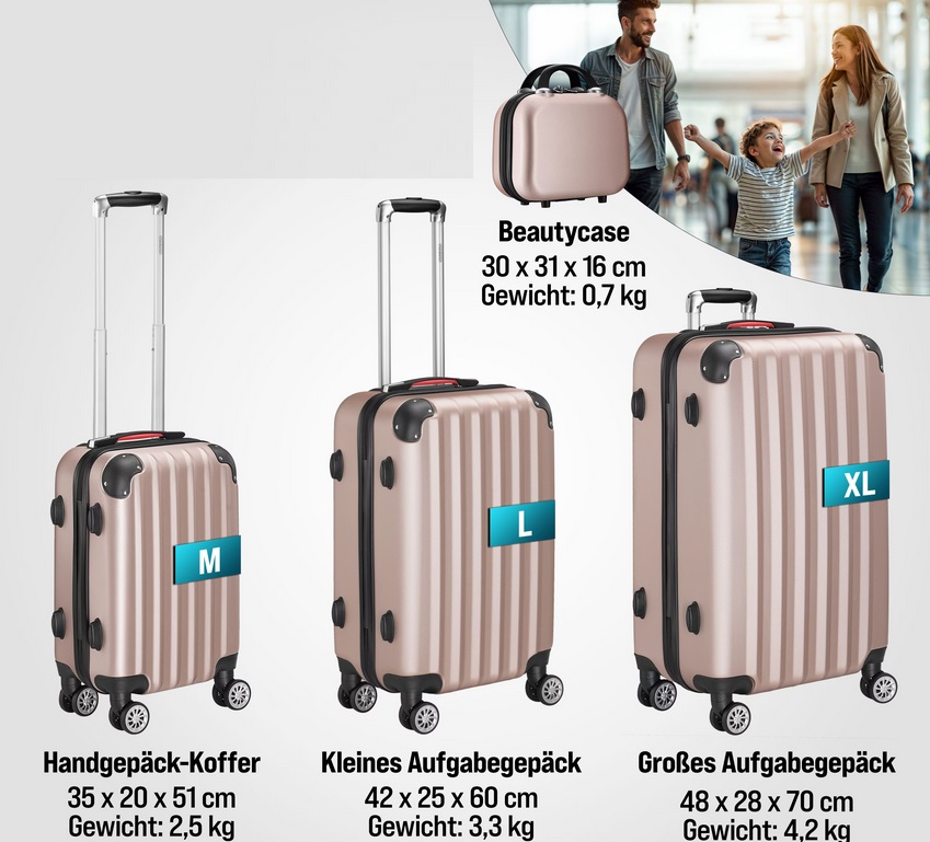 Reiskoffers\u0020Roze\u00204\u002Ddelig\u0020ABS\u0020met\u0020gratis\u0020accessoires\u0020 Reiskoffers\u0020Roze\u00204\u002Ddelig\u0020ABS\u0020met\u0020gratis\u0020accessoires\u0020