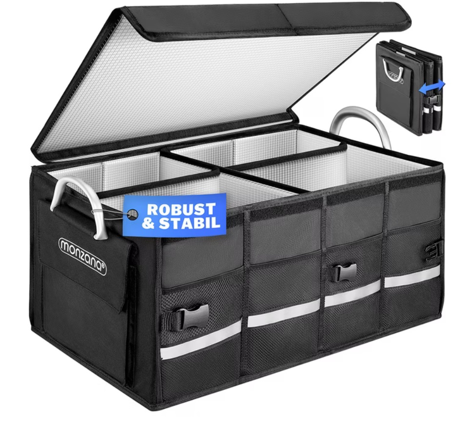 Kofferbak\u0020Organizer\u0020Zwart\u0020Ge\u00EFsoleerd\u0020warm\u0020of\u0020koud\u0020voedsel