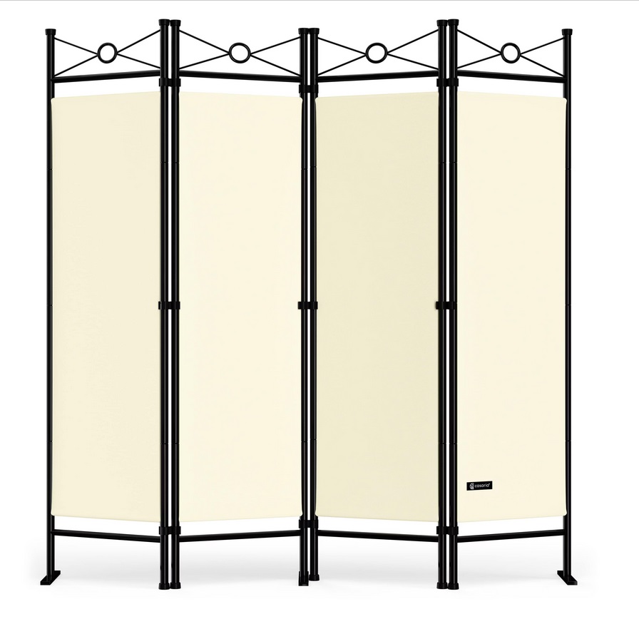 Kamerscherm\u0020inklapbaar\u0020180\u0020x\u0020163cm\u0020Creme