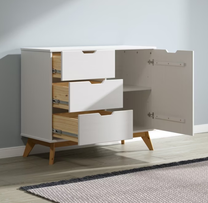 Ladekast\u0020Borneo\u0020Wit\u0020Naturel\u002080x79x40cm\u0020FSC\u0020gecertificeerd Ladekast\u0020Borneo\u0020Wit\u0020Naturel\u002080x79x40cm\u0020FSC\u0020gecertificeerd