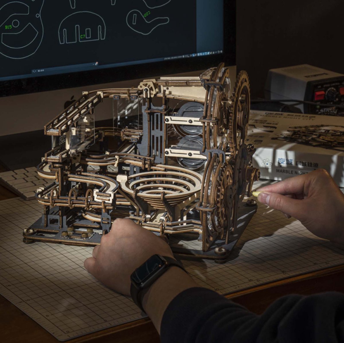 Robotime\u0020Marble\u0020Night\u0020City\u0020Knikkerbaan\u0020DIY\u0020Modelbouw\u0020Knutselen Robotime\u0020Marble\u0020Night\u0020City\u0020Knikkerbaan\u0020DIY\u0020Modelbouw\u0020Knutselen