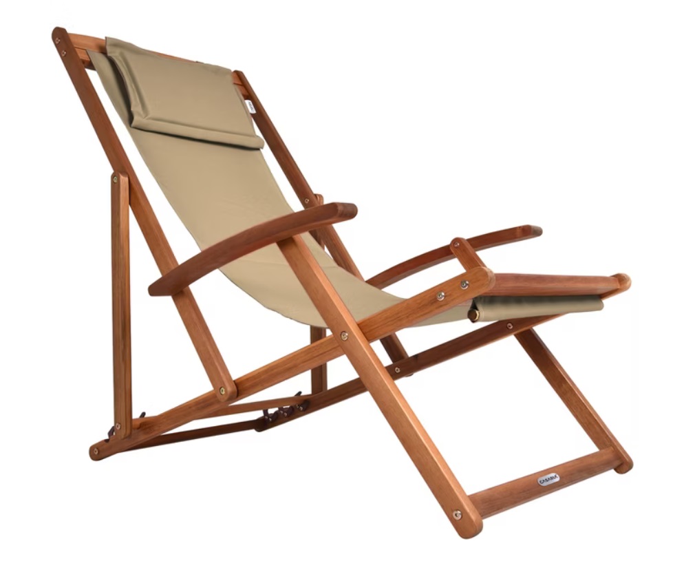 Ligstoel\u0020Cr\u00E8me\u0020Acaciahout\u002094x60x94cm Ligstoel\u0020Cr\u00E8me\u0020Acaciahout\u002094x60x94cm