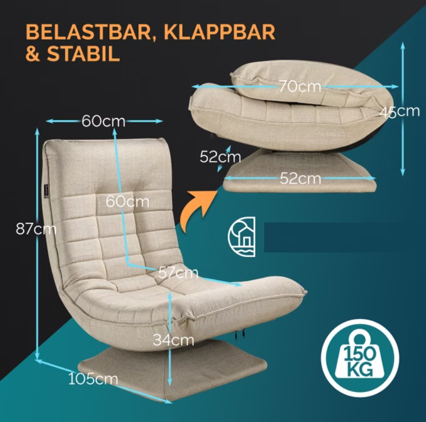 Relax\u0020Lounger\u0020Aberdeen\u0020Stof\u0020Creme Relax\u0020Lounger\u0020Aberdeen\u0020Stof\u0020Creme