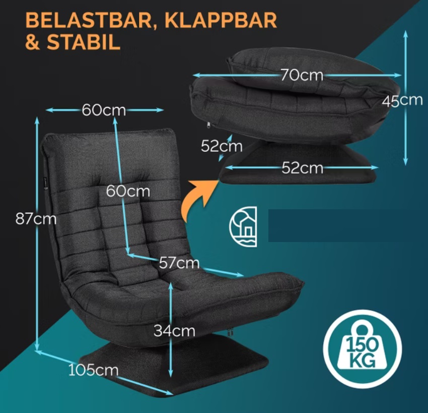 Relax\u0020Lounger\u0020Aberdeen\u0020Stof\u0020Zwart Relax\u0020Lounger\u0020Aberdeen\u0020Stof\u0020Zwart