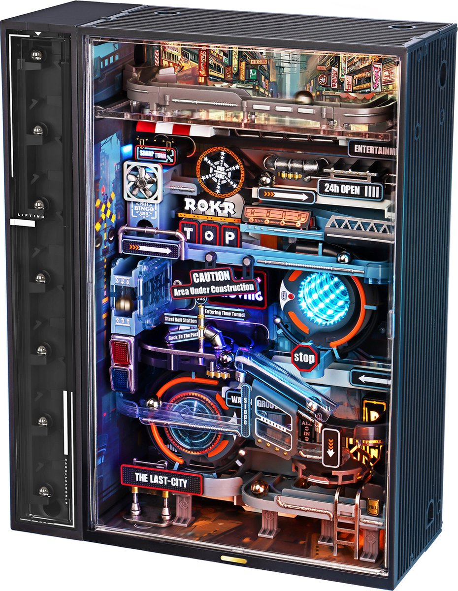 Robotime\u0020Marble\u0020The\u0020Last\u0020City\u0020Knikkerbaan\u0020DIY\u0020Modelbouw\u0020Knutselen