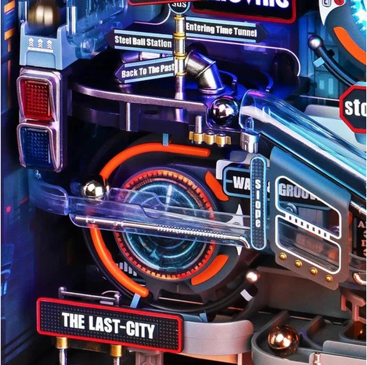 Robotime\u0020Marble\u0020The\u0020Last\u0020City\u0020Knikkerbaan\u0020DIY\u0020Modelbouw\u0020Knutselen