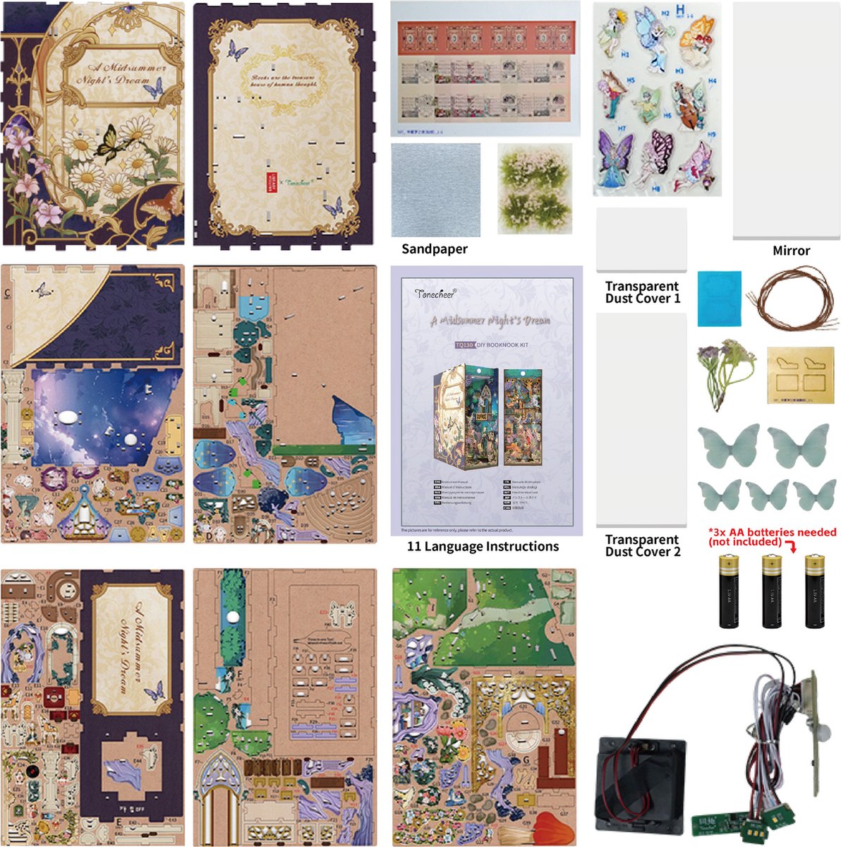 Tone\u002Dcheer\u0020Book\u0020Nook\u0020Midsummer\u0020Night\u0027s\u0020Dream\u0020DIY\u0020Modelbouw\u0020Knutselen Tone\u002Dcheer\u0020Book\u0020Nook\u0020Midsummer\u0020Night\u0027s\u0020Dream\u0020DIY\u0020Modelbouw\u0020Knutselen