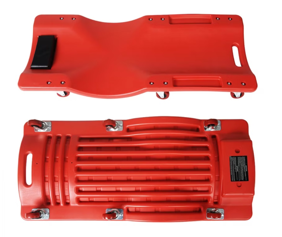 Ergonomisch\u0020gevormde\u0020Monteursbed\u0020Rood\u002090x40x10cm