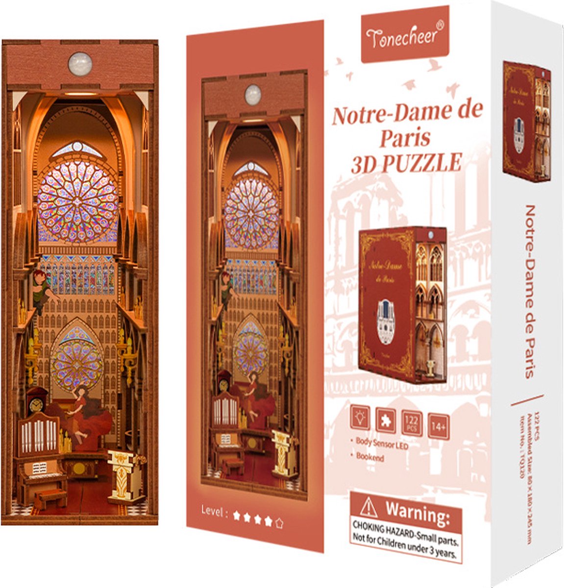 Tone\u002DCheer\u0020BookNook\u0020Notre\u002DDame\u0020Parijs\u0020DIY\u0020Modelbouw\u0020Knutselen Tone\u002DCheer\u0020BookNook\u0020Notre\u002DDame\u0020Parijs\u0020DIY\u0020Modelbouw\u0020Knutselen