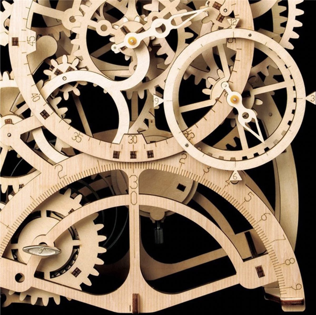 Robotime\u0020Pendulum\u0020Clock\u0020Klok\u0020Houten\u0020modelbouw\u0020DIY\u0020Miniatuur\u0020Knutselen