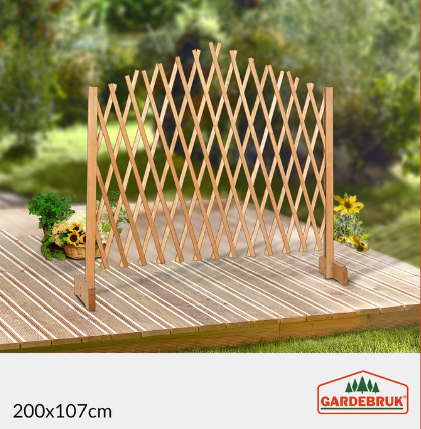 Opvouwbaar\u0020Plantenrek\u0020Bruin\u0020200x107cm