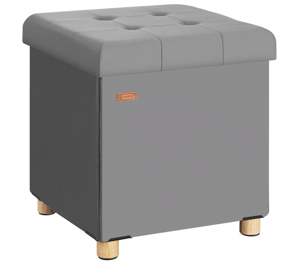 Poef\u0020Antraciet\u0020Fluweel\u002042x38x38cm\u0020inklapbaar Poef\u0020Antraciet\u0020Fluweel\u002042x38x38cm\u0020inklapbaar