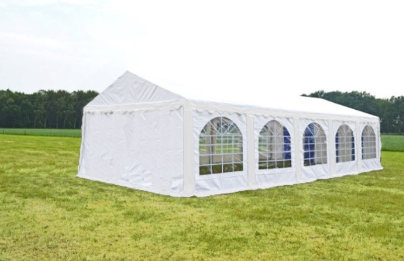 Professionele\u0020Partytent\u0020PVC\u00205x10x2,3\u0020mtr\u0020in\u0020Wit