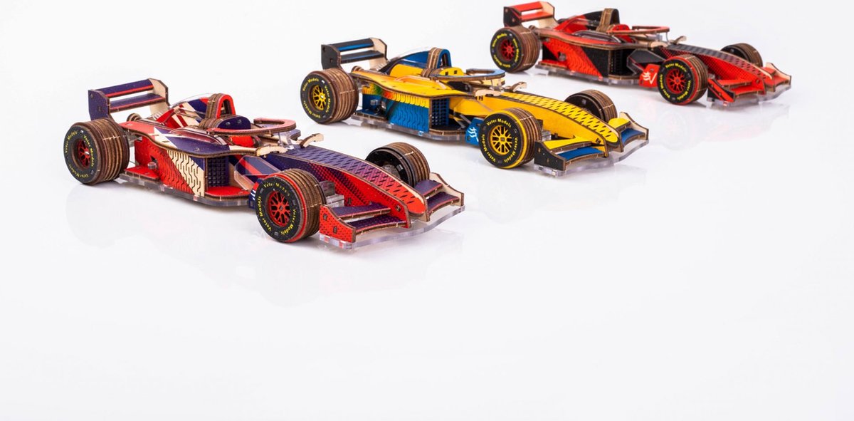 Veter\u0020Models\u00203D\u0020Racer\u0020V3\u0020Geel\u002FAqua\u0020DIY\u0020Modelbouw\u0020Knutselen