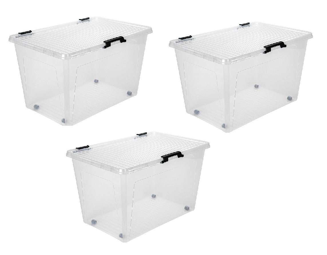 Opbergboxen\u0020met\u0020deksel\u002052\u0020liter\u0020kunststof\u0020transparant\u0020set\u0020van\u00203\u0020stuks