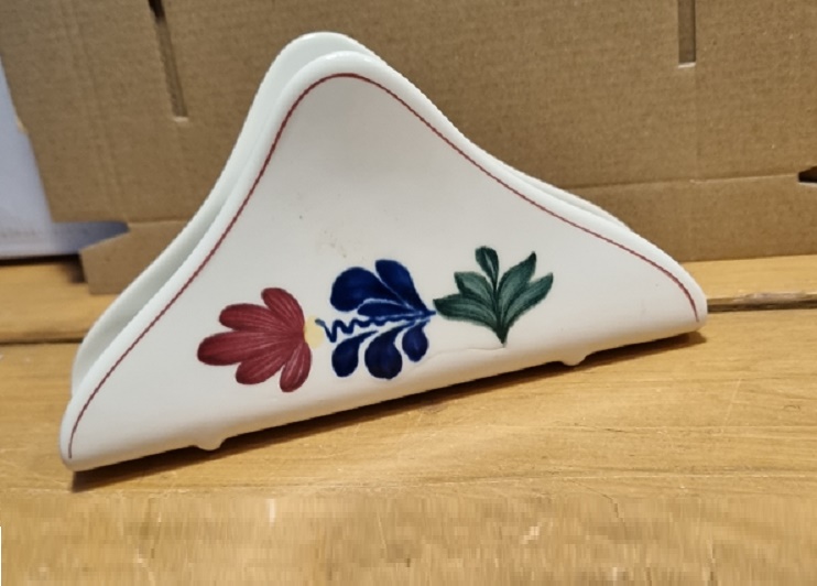 Boerenbont\u0020Servethouder\u0020aardewerk\u002018\u0020x\u00209.5\u0020cm