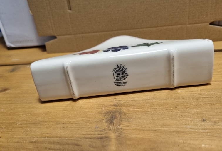 Boerenbont\u0020Servethouder\u0020aardewerk\u002018\u0020x\u00209.5\u0020cm