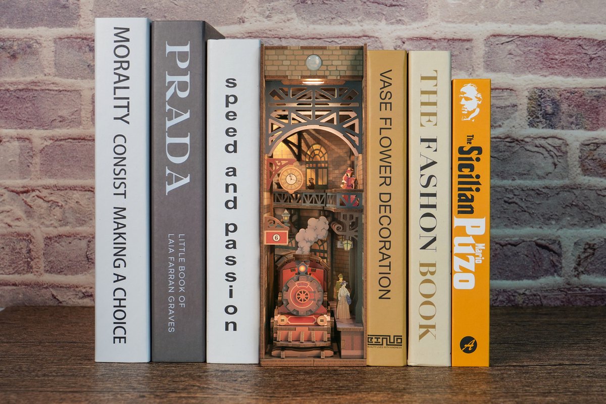 Tone\u002Dcheer\u0020BookNook\u0020The\u0020Steam\u0020Age\u0020DIY\u0020Modelbouw\u0020Knutselen