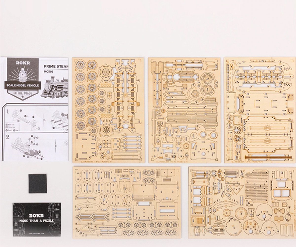 Robotime\u0020Steam\u0020Express\u0020Trein\u0020DIY\u0020Modelbouw\u0020Knutselen