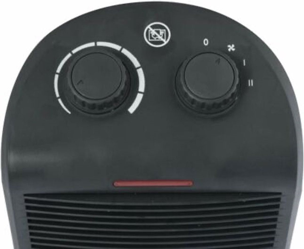 Ventilatorkachel\u00202000W\u0020zwart\u00202\u0020standen\u0020Warmtebereik\u002012\u0020m\u00B2