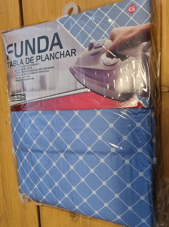 Strijkovertrek\u0020Cotton\u0020blauw\u0020126\u0020x\u002046\u0020cm