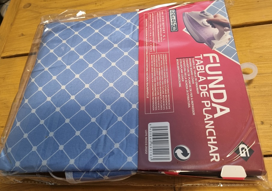 Strijkovertrek\u0020Cotton\u0020blauw\u0020126\u0020x\u002046\u0020cm