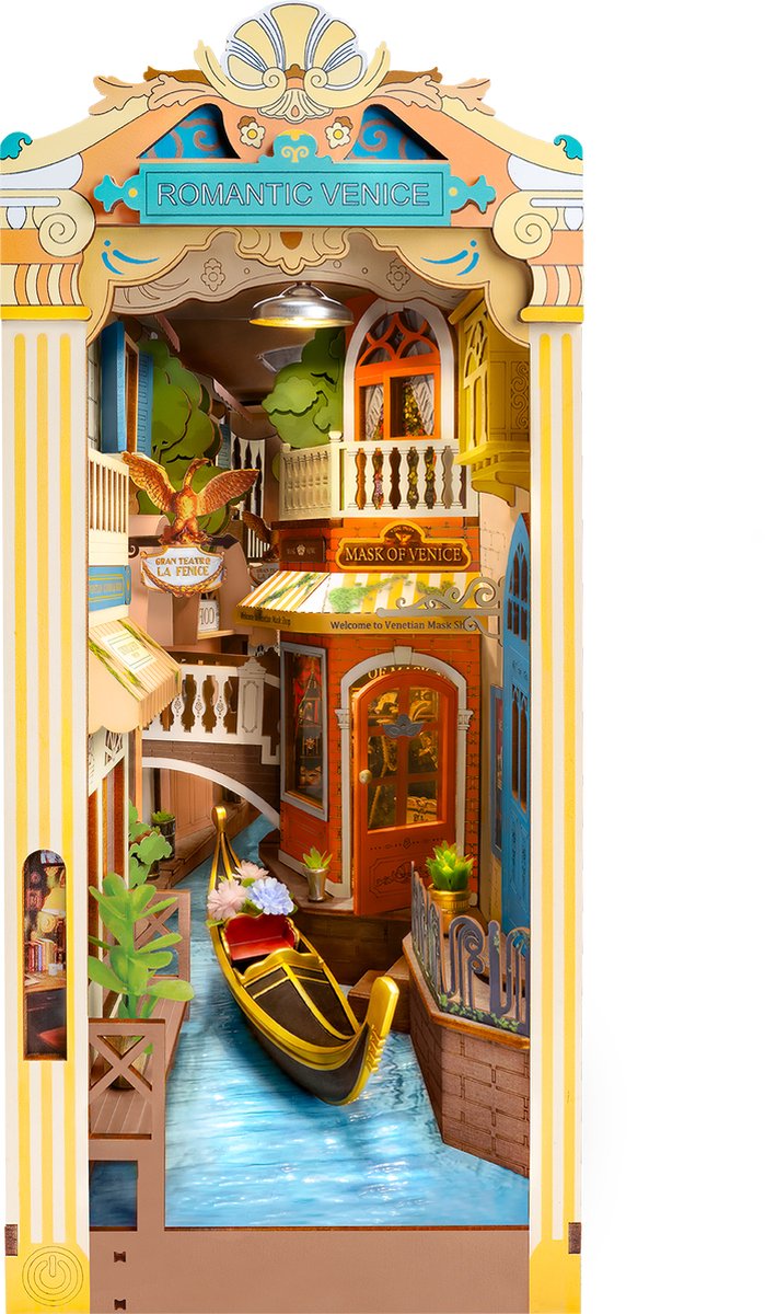 Robotime\u0020Book\u0020Nook\u0020Romantic\u0020Venice\u0020DIY\u0020Modelbouw\u0020Knutselen