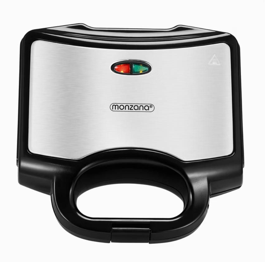 Tosti\u002Dijzer\u0020XL\u0020Zwart\u002FZilver\u0020750W