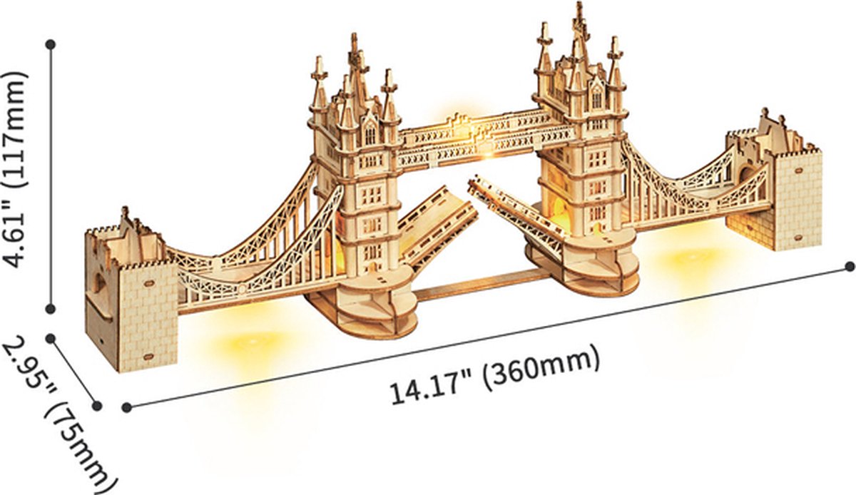 Robotime\u0020Tower\u0020Bridge\u0020Bouwpakket\u0020Miniatuurhuis\u0020Knutselen Robotime\u0020Tower\u0020Bridge\u0020Bouwpakket\u0020Miniatuurhuis\u0020Knutselen