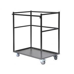 Set\u00207x\u0020Statafels\u0020Brabant\u0020Wit\u0020incl.\u0020Transportkar