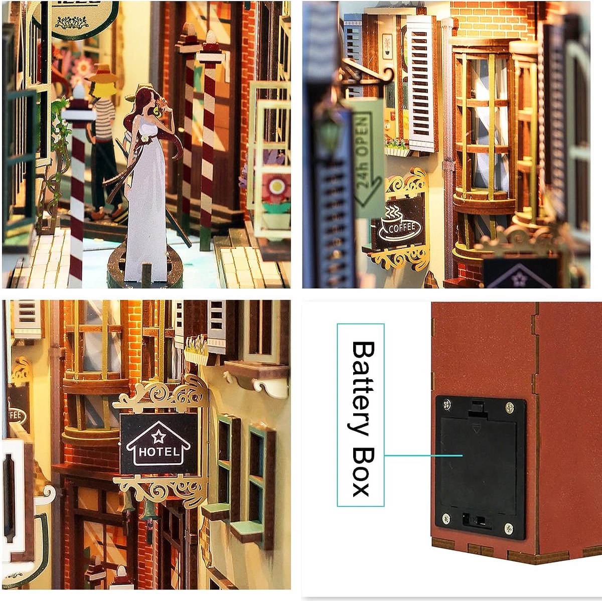 Tone\u002DCheer\u0020Book\u0020Nook\u0020Travel\u0020in\u0020Venice\u0020DIY\u0020Modelbouw\u0020Knutselen Tone\u002DCheer\u0020Book\u0020Nook\u0020Travel\u0020in\u0020Venice\u0020DIY\u0020Modelbouw\u0020Knutselen