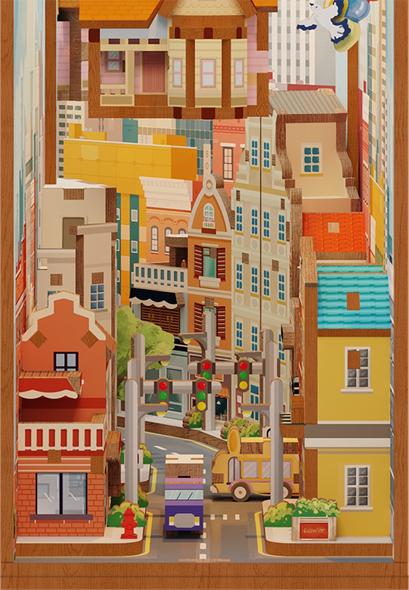 Tone\u002Dcheer\u0020Book\u0020Nook\u0020Travel\u0020with\u0020the\u0020Wind\u0020DIY\u0020Modelbouw\u0020Knutselen