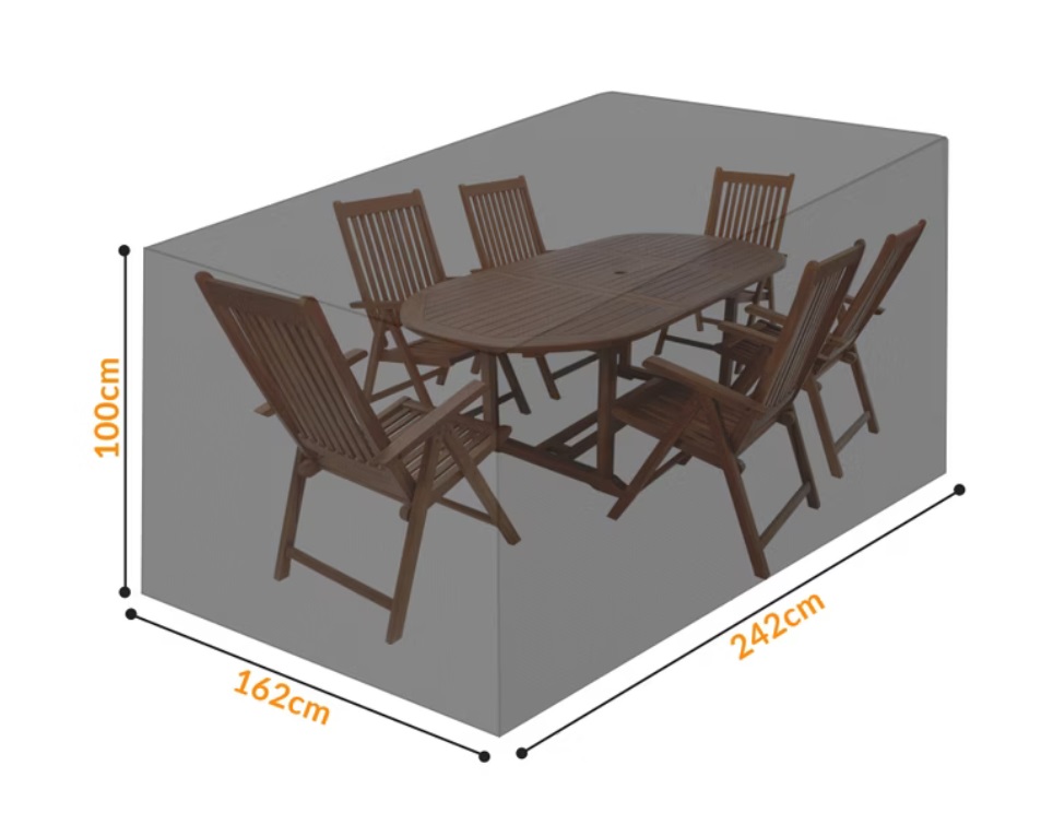 Tuinmeubelhoes\u0020Vanamo\u0020Antraciet\u0020242x162x100cm Tuinmeubelhoes\u0020Vanamo\u0020Antraciet\u0020242x162x100cm