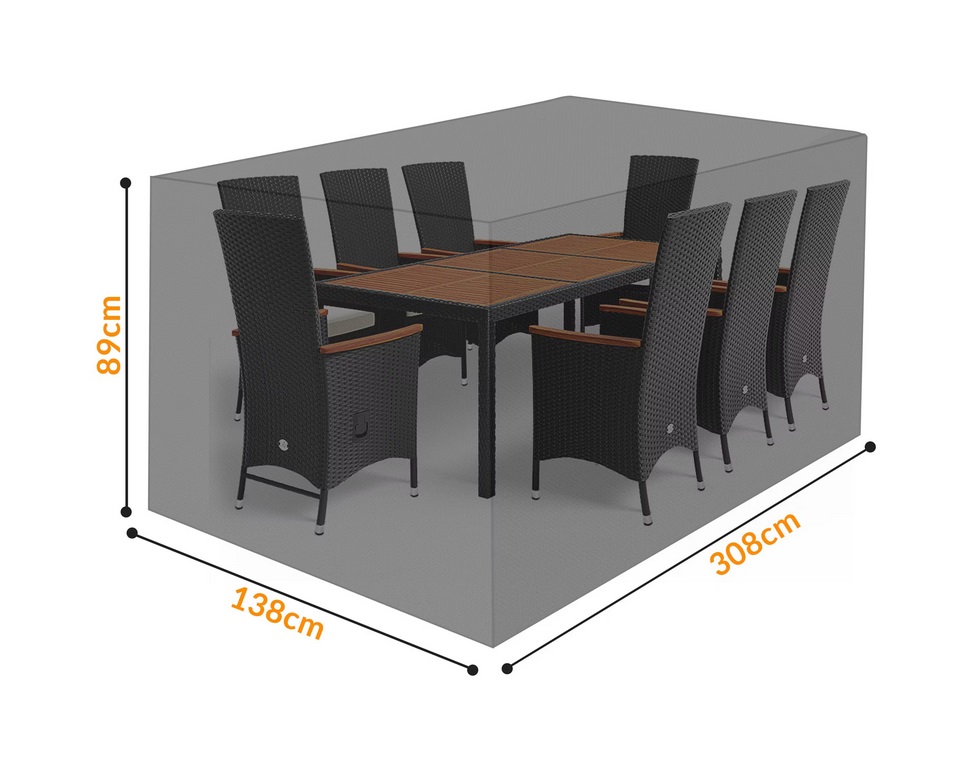 Tuinmeubelhoes\u0020Antraciet\u0020308x138x89cm