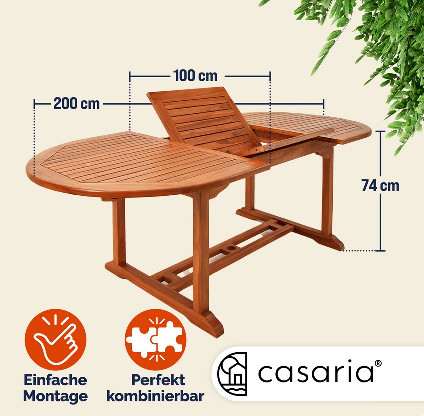 Tuintafel\u0020Vanamo\u0020uittrekbaar\u0020Eucalyptus\u0020150\u002D200x100x74cm\u0020FSC\u0020gecertificeerd Tuintafel\u0020Vanamo\u0020uittrekbaar\u0020Eucalyptus\u0020150\u002D200x100x74cm\u0020FSC\u0020gecertificeerd