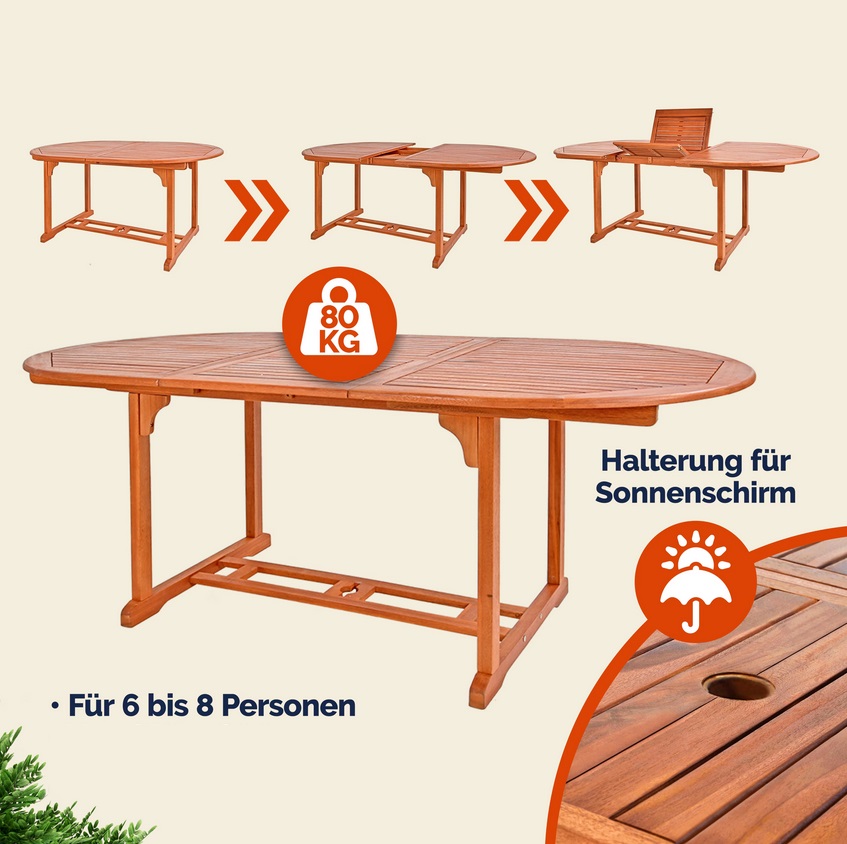 Tuintafel\u0020Vanamo\u0020uittrekbaar\u0020Eucalyptus\u0020150\u002D200x100x74cm\u0020FSC\u0020gecertificeerd Tuintafel\u0020Vanamo\u0020uittrekbaar\u0020Eucalyptus\u0020150\u002D200x100x74cm\u0020FSC\u0020gecertificeerd