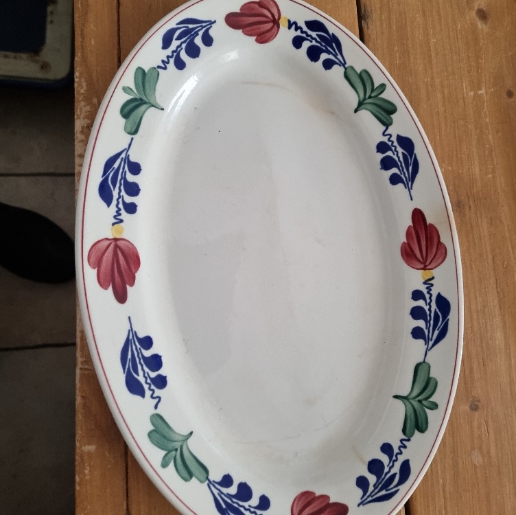 Boerenbont\u0020vleesschaal\u0020groot\u002024\u0020x\u002035\u0020cm\u0020B\u002DKEUZE