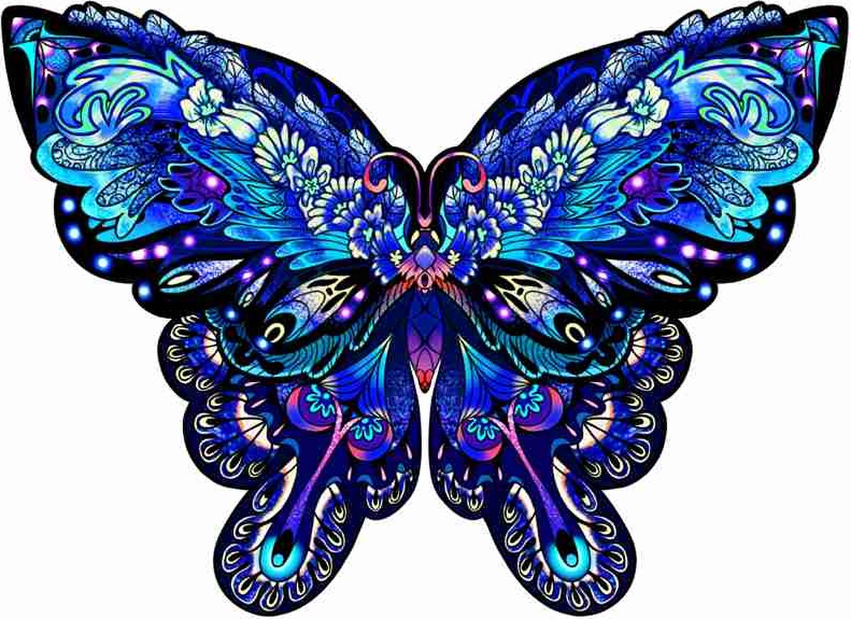 Logica\u0020Giochi\u0020Mandala\u0020Houten\u0020Legpuzzel\u0020Vlinder