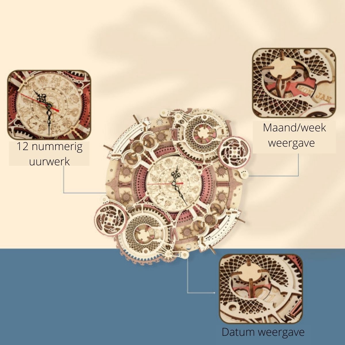 Robotime\u0020Zodiac\u0020Wandklok\u0020DIY\u0020Modelbouw\u0020Knutselen Robotime\u0020Zodiac\u0020Wandklok\u0020DIY\u0020Modelbouw\u0020Knutselen