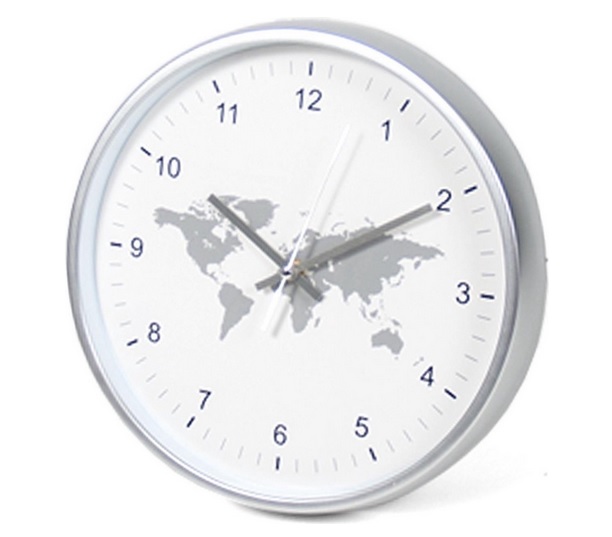 Gerimport\u0020Wandklok\u002030,5\u0020x\u00204,5\u0020Cm\u0020Wandklok\u0020\u002D\u0020Wereldwijd\u0020\u002D\u0020Kunststof