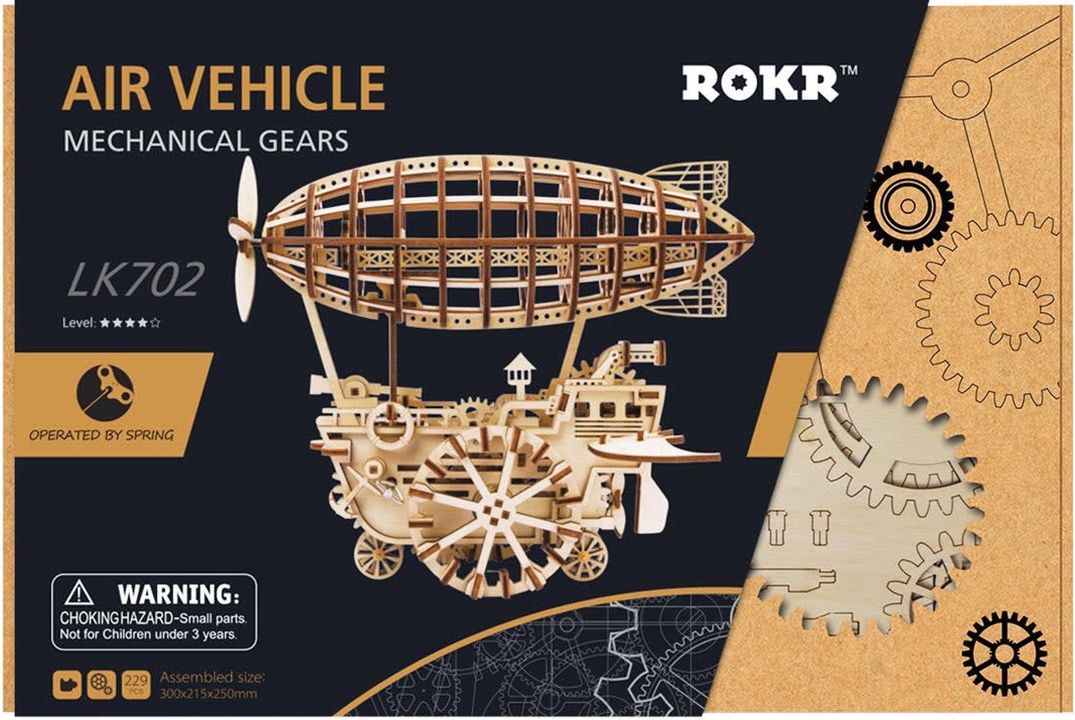 Robotime\u0020modelbouwpakket\u0020Zeppelin\u0020Airship\u0020hout\u0020Knutselen Robotime\u0020modelbouwpakket\u0020Zeppelin\u0020Airship\u0020hout\u0020Knutselen