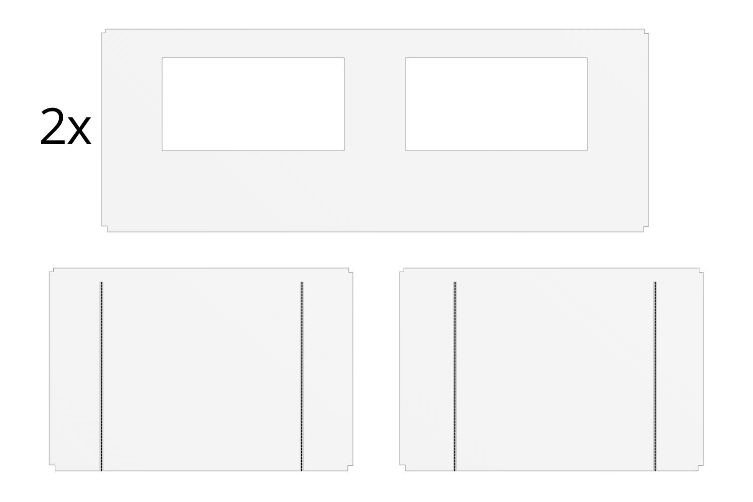 Zijwandenset\u0020voor\u0020Easy\u0020up\u00204\u00D76\u0020m\u0020Heavy\u0020duty\u0020Wit